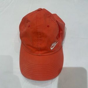 Womens coral Nike hat one size